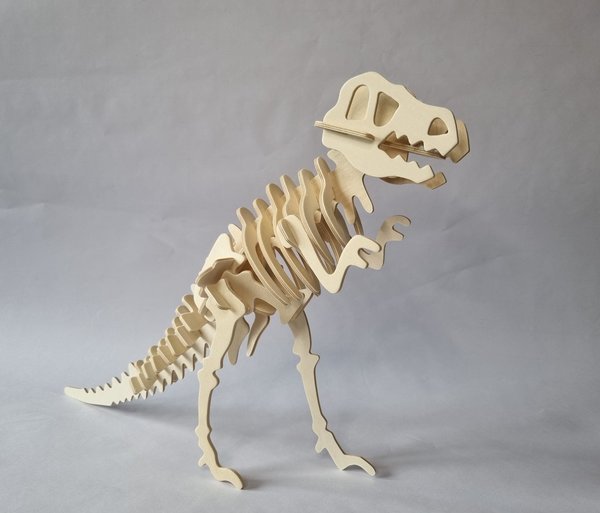 3D Holzbau-Puzzle Dinosaurier T-Rex